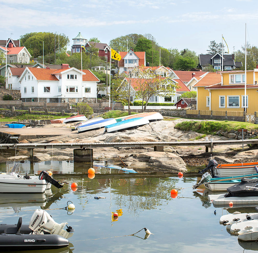 Hafen in Göteborg, Schweden